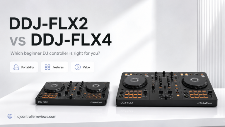 AlphaTheta DDJ-FLX2 vs Pioneer DDJ-FLX4